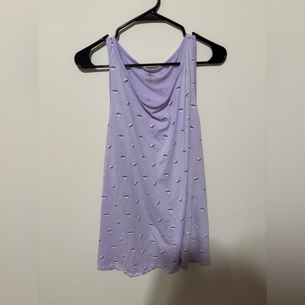 Disney Grape Soda Cap Tank Top Size 2x